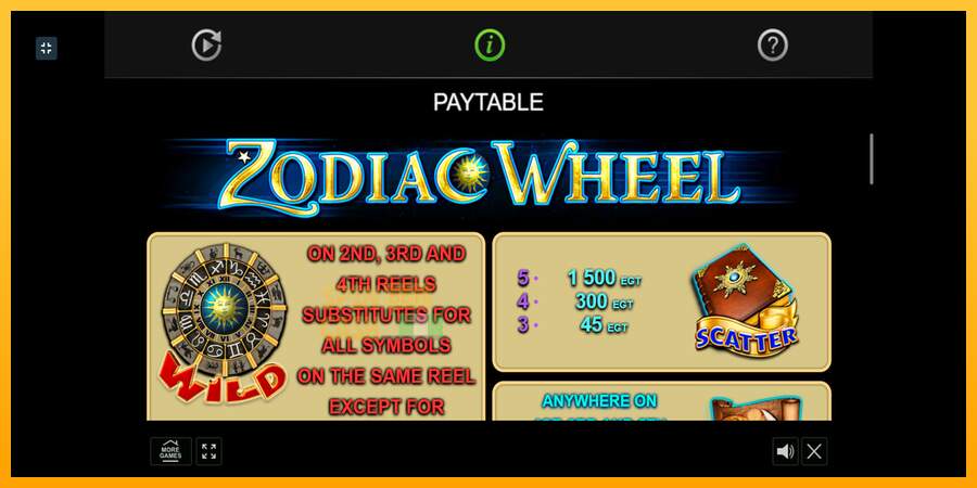 Spielautomat Zodiac Wheel für echtes geld 6