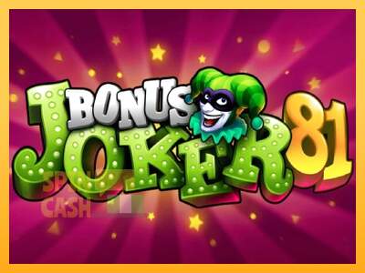 Spielautomat Bonus Joker 81 für echtes geld