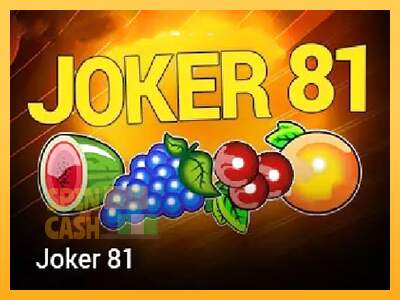 Spielautomat Joker 81 für echtes geld